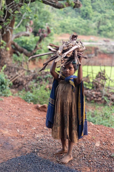 2023, Bonda tribe. one of the Particularly vulnerable tribes.  Malkangiri district, Odisha. 