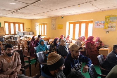 2023, Kashmir, village general meeting 