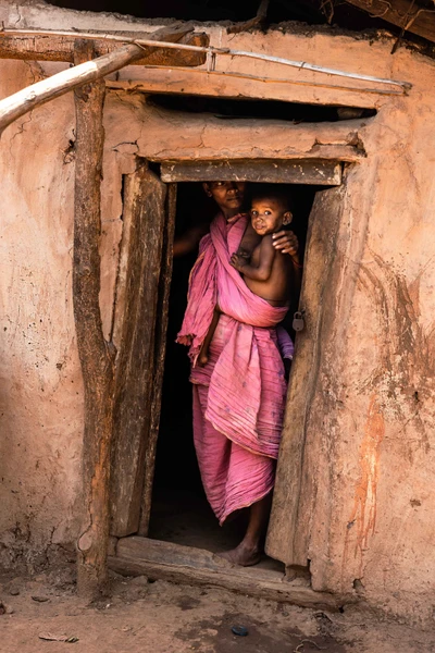 2023, Bonda tribe. one of the Particularly vulnerable tribes.  Malkangiri district, Odisha. 